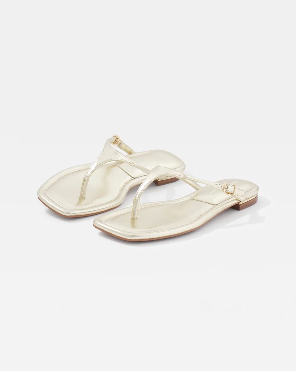 Metallic Strap Sandal | White House Black Market